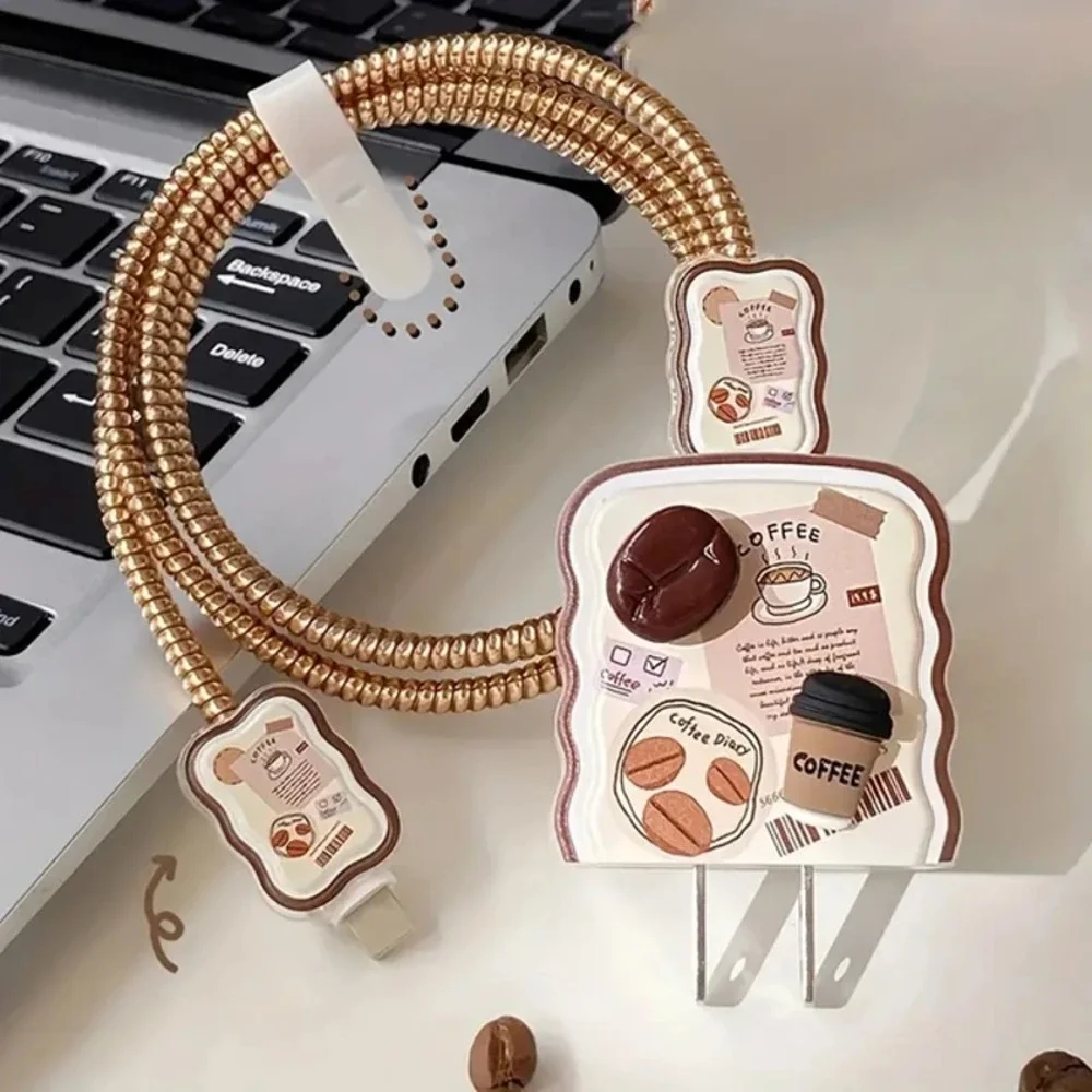 Morning Coffee iPhone CHarger Protector P77